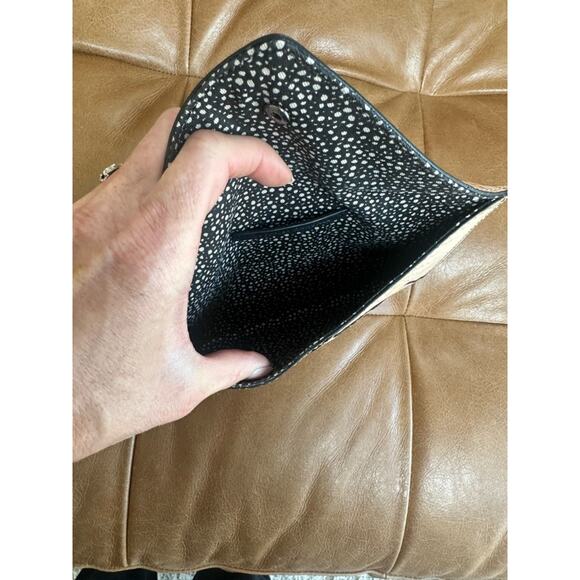 Loeffler Randall Nude Python Print Leather Envelope Clutch Bag LIKE NEW! Loeffler Randall Python-Embossed Leather Envelope Clutch - Nude/Beige